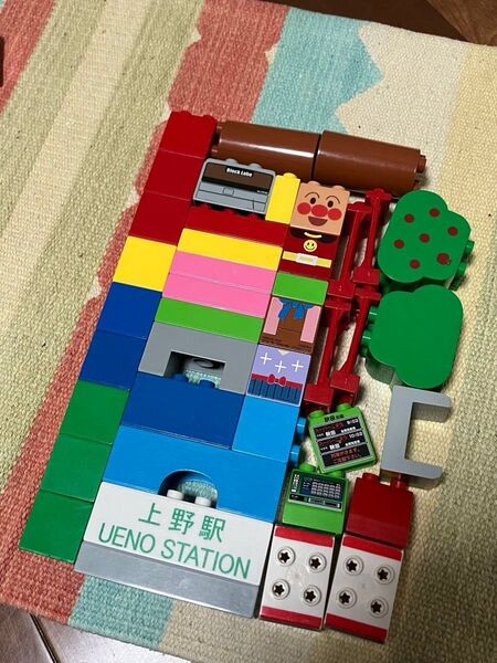 アンパンマン ブロックラボ 電車 など色々詰め合わせ 追加ブロック