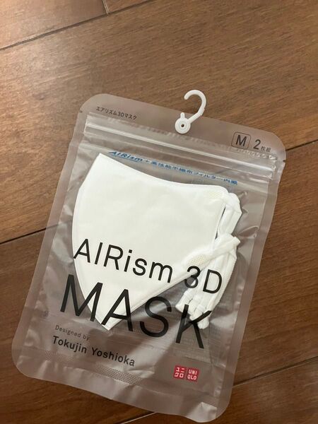 ユニクロ エアリズム 3Dマスク UNIQLO ホワイト M 新品