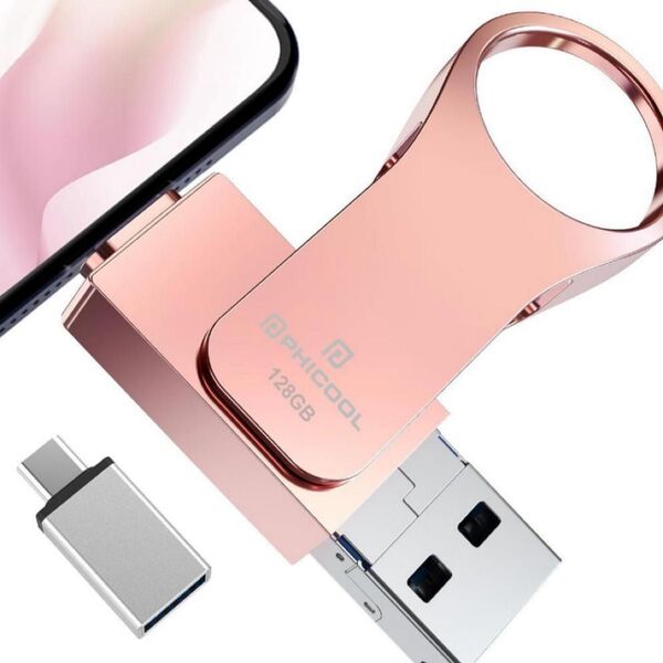 【新品】128GB USBメモリー4in1iPhone対応