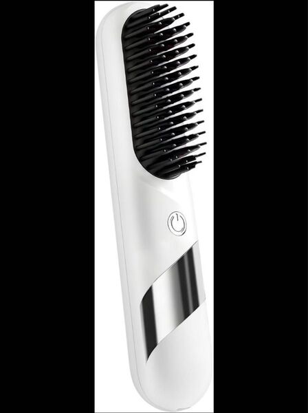 【新品】ヒートブラシ ストレート ヘアアイロン マイナスイオン搭載