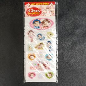 ペコちゃん シールセット 未開封 デッドストック レトロ 1シート
