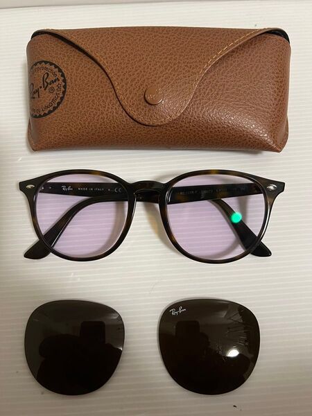 使用少ない TALEXタレックス モアイパープル+RayBan RB4259-F シャイニーハバナ レイバン