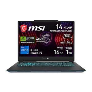 MSI Cyborg 14 ゲーミングノートPC 13世代i7 RTX4060 SSD1TB 保険付き