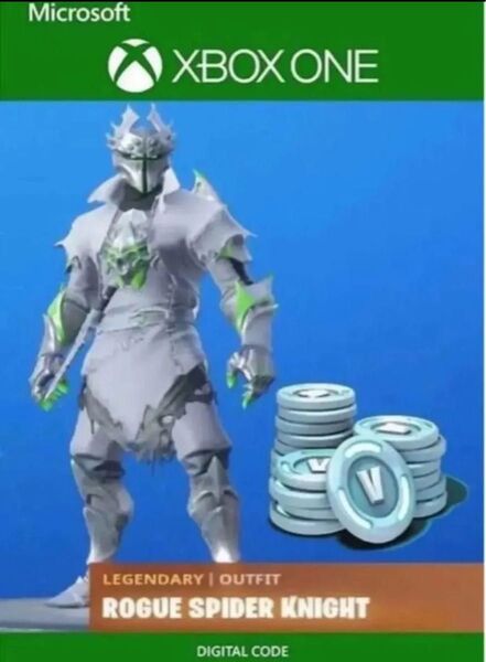 XBox コントローラー付属特典 フォートナイト ローグスパイダーナイト コード