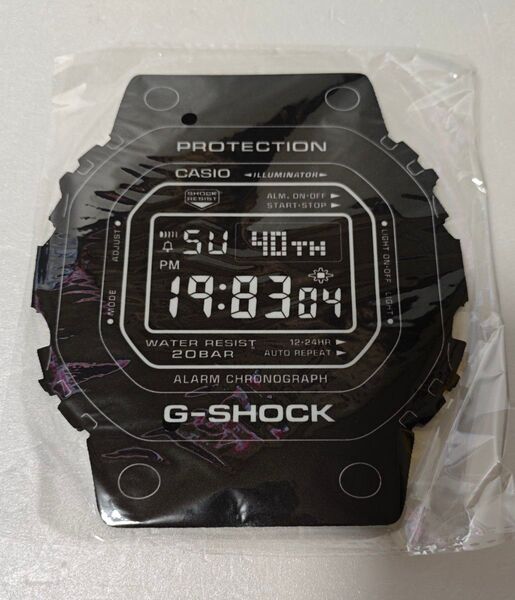 G-SHOCK 40周年 ノベルティ マウスパッド 新品 未開封 CASIO カシオ GMW-B5000 DW-5000R
