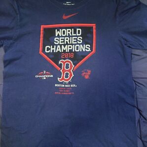 古着NIKE ボストン・レッドソックス 2018年 ワールドシリーズ 優勝記念 Tシャツ