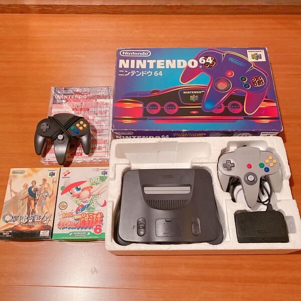 NINTENDO64 本体 コントローラー2個 ゲーム2本 ニンテンドー64