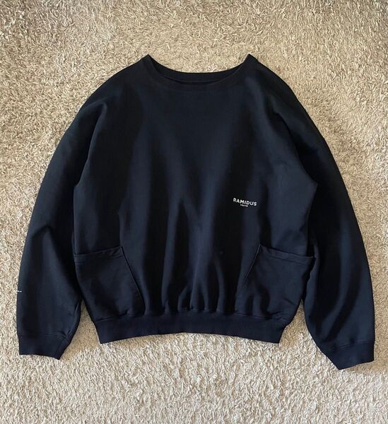 ラミダス RAMIDUS CREW SWEATSHIRT Black M