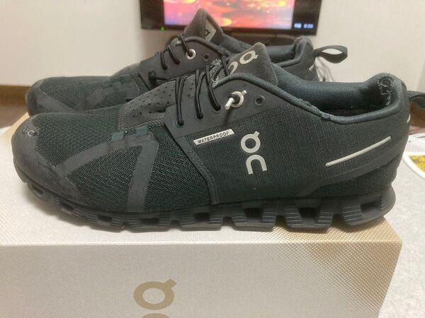 On Cloud Waterproof ランニングシューズ ブラック26.0センチ