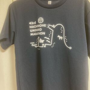 第43回八戸うみねこマラソン Tシャツ ネイビー Mサイズ