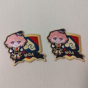 カラフルピーチ のあ 魔法学園ワッペン2個セット