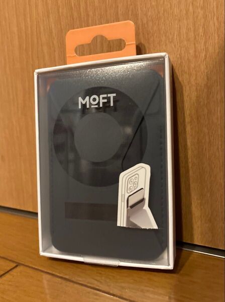 MOFT Snap-On スマホスタンド MagSafe対応ウォレットスタンド カードケース MOVAS 【ディープブルー】