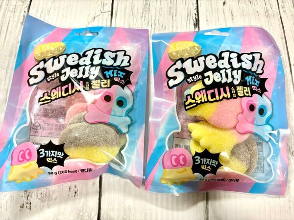 2個セット グミ 80g スウェディッシュ Swedish Style Jelly Mix スウェーデンキャンディ