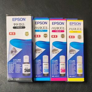 EPSON 純正インクボトル ヤドカリ/ハリネズミ 4色セット