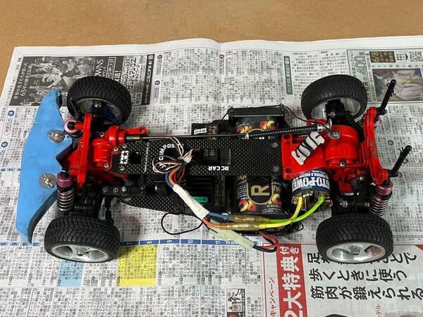 TAMIYA TA02 カーボンシャーシ/その他付属品セット
