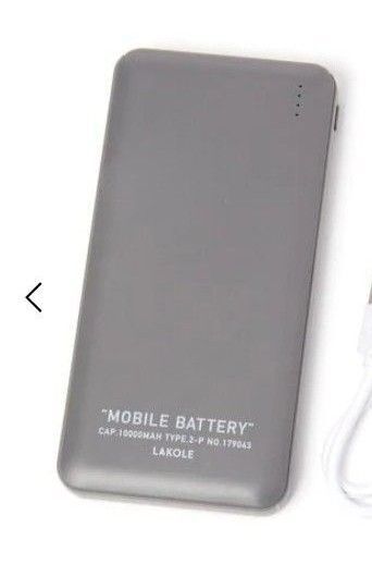 【新品未使用】LAKOLE★10000mAhモバイルバッテリー