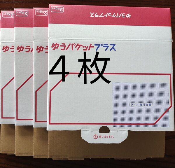ゆうパケットプラス専用箱 4枚