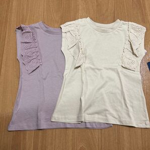 西松屋 トップス 半袖 Tシャツ ノースリーブ くすみ 100 まとめ売り