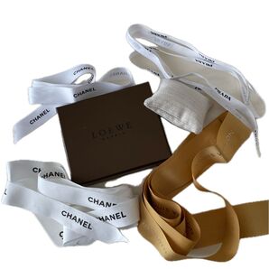 CHANEL PRADA LOUIS VUITTON リボン、LOEWE空箱セット