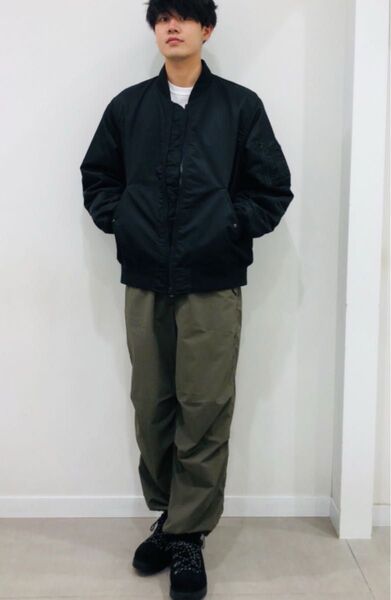 完売XL*GU*パラシュートパンツ