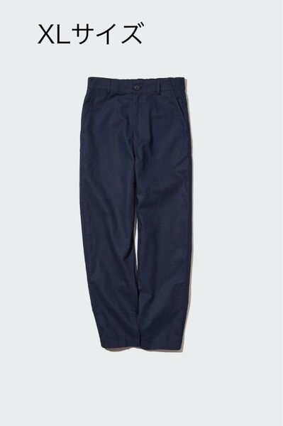 XL*UNIQLO*リネンコットンテーパードパンツ