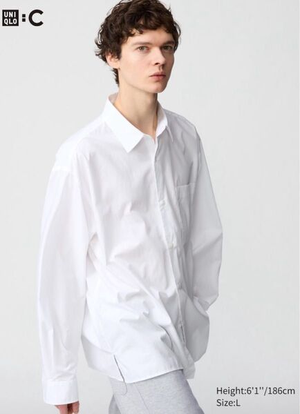 XL*UNIQLO C*ブロードオーバーサイズシャツ