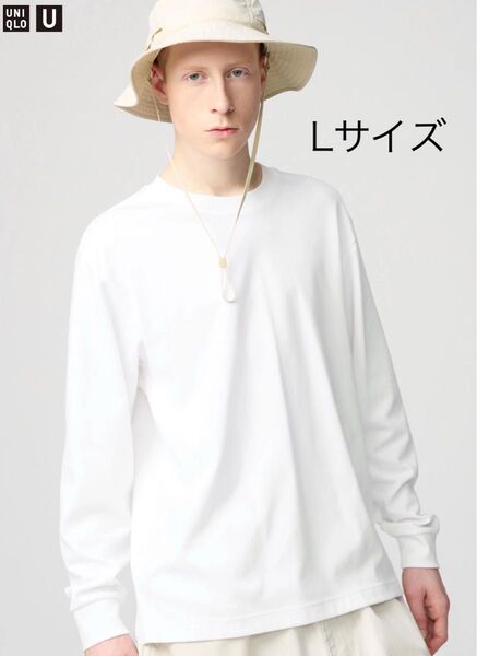 L*UNIQLO*エアリズムコットンクルーネックtシャツ