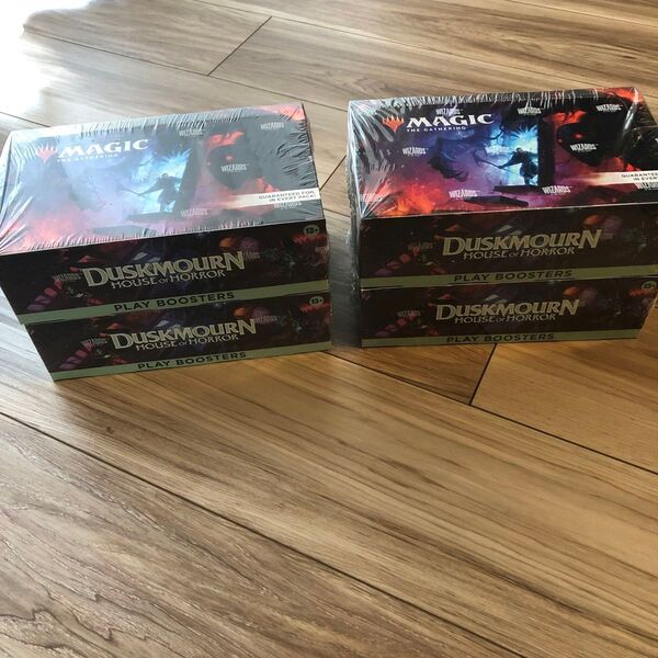 mtg ダスクモーン 戦慄の館 プレイブースター 英語版 4BOX 未開封