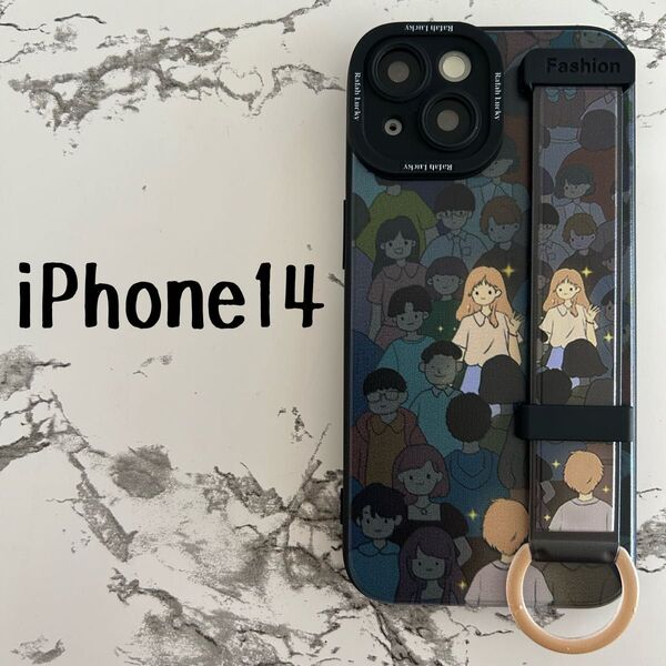 運命の女の子 iPhone14 ケースカバー 落下防止