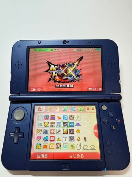 最終値下げ。Newニンテンドー3DS LL メタリックブルー本体