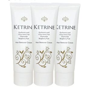 Ketrine(ケトリーヌ)除毛クリーム 脱毛クリーム メンズ レディース ジェンダーフリー 敏感肌 低刺激 日本製 3本セット