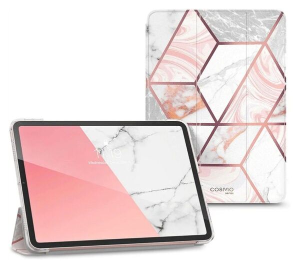 i-Blason iPad ケース 10.9インチ 2022 通用 2020 綺麗なアイパッド スタンド式 マーブル