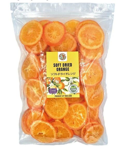 特選 ソフト ドライオレンジ 【大容量1kg】 キュートな輪切り 完熟 やわらか仕上げ Soft Dried Orange 1kg