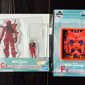 一番くじ 機動戦士ジークアクス C賞-シャア&赤いガンダムビジュアルスタンド
