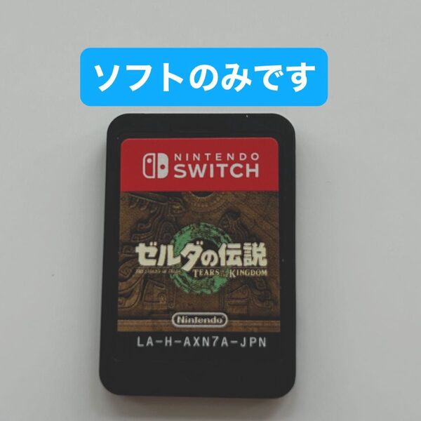 ゼルダの伝説 ティアーズ オブ ザ キングダム ソフトのみ