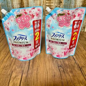 ファブリーズ プレミアム桜 詰め替2袋