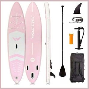 SUPボード サップボード スタンドアップパドルボード 320×76×15cm 耐荷重150kg 初心者 2人乗り 釣り ピンク