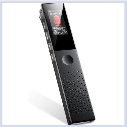 ボイスレコーダー ICレコーダー Bluetooth5.2 ENCデュアルマイク ノイズキャンセリング 長時間録音 スピーカー内蔵