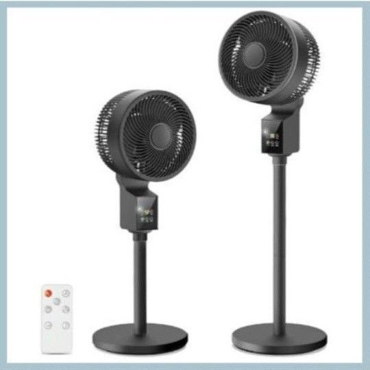 サーキュレーター 扇風機 AIモード イオン清浄 パワフル送風 DCモーター 省エネ タイマー タッチ式 リモコン付き 30畳対応