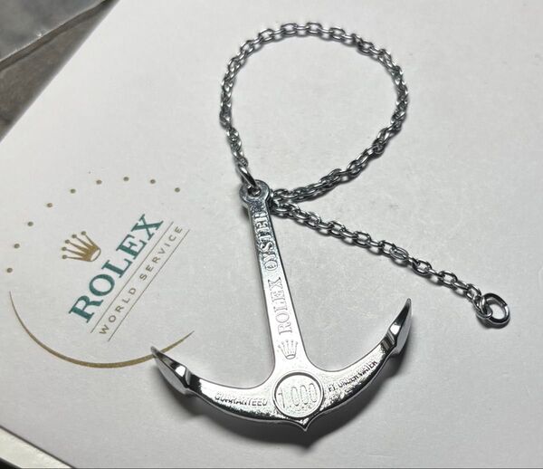 ロレックス ROLEX サブマリーナ 付属品 純正 イカリ 錨 アンカー 16610 14060 300m/1000 チェーン付