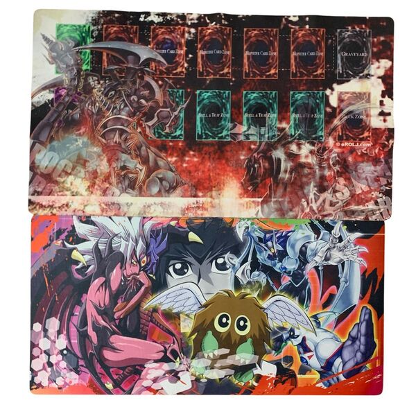 遊戯王 プレイマット 十代 ダークアームドドラゴン 2枚