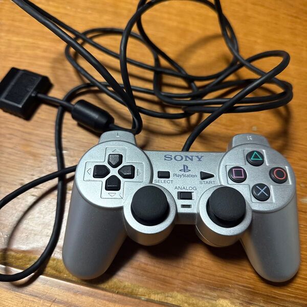PlayStation デュアルショック2 コントローラー シルバー
