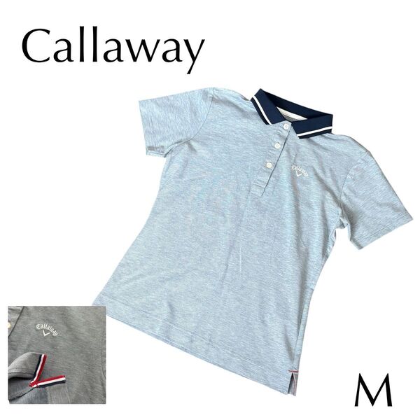 Callaway キャロウェイ ゴルフウェア ポロシャツ トリコロール Mサイズ