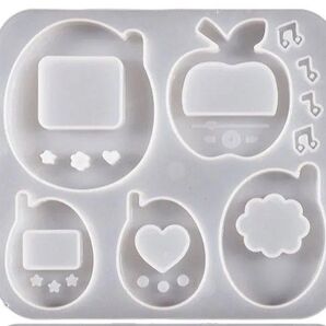 シェイカーシリコンモールド☆6種のたまごっち風