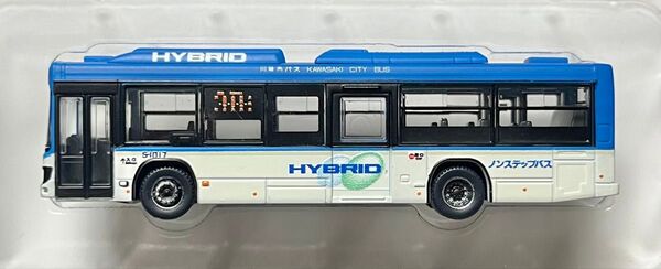 バスコレクション バスコレ 川崎市バススペシャル 川崎 いすゞ エルガ ハイブリッド S-1017 塩浜