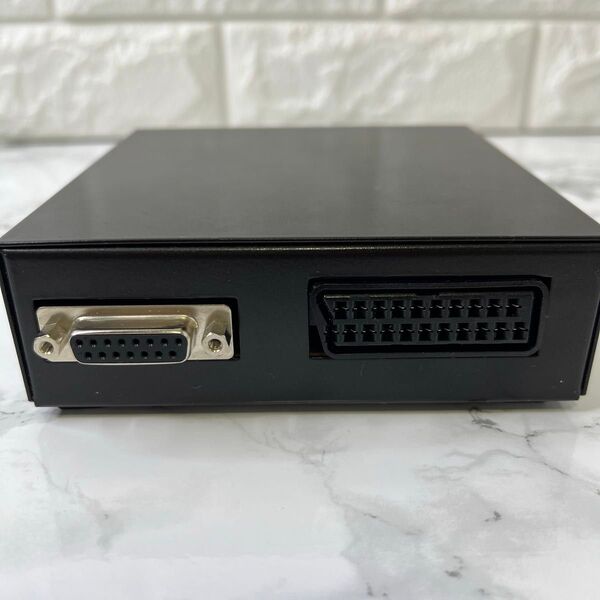 希少品 動作未確認 VGA to SCART 変換ボックス 映像出力コンバーター レトロゲーム・PC対応