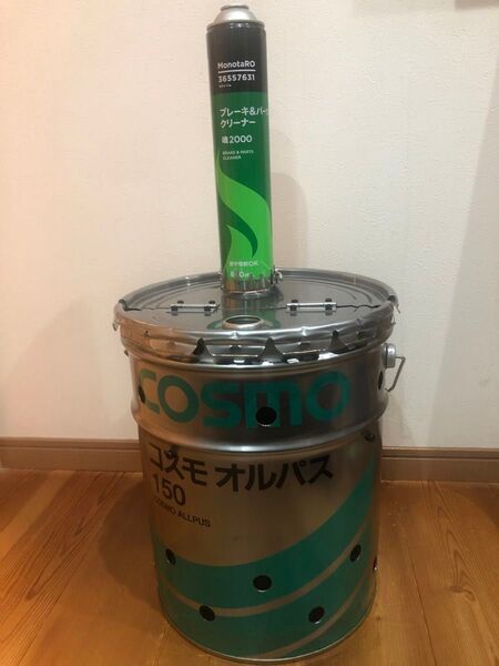 ペール缶 ストーブ 焚き火台 BBQコンロ 災害用