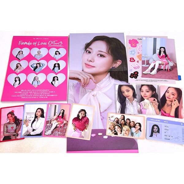 ツウィ Formula of love セット TWICE トレカ アルバム CD フォトカード