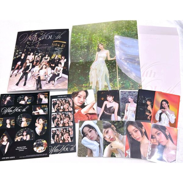 ダヒョン With YOU-th セット TWICE トレカ CD フォトカード 店舗特典 ラキドロ withmuu