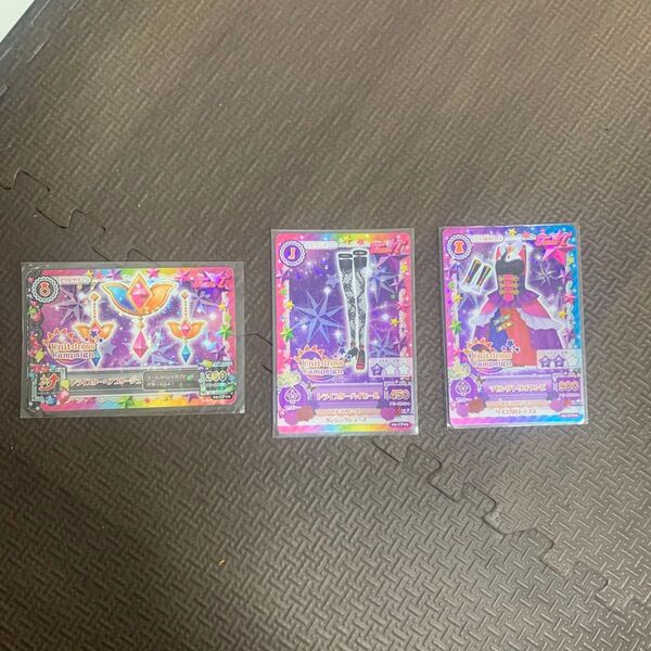 アイカツ トライスターハイヒール トライスターヘアコサージュ マゼンダトリオワンピ